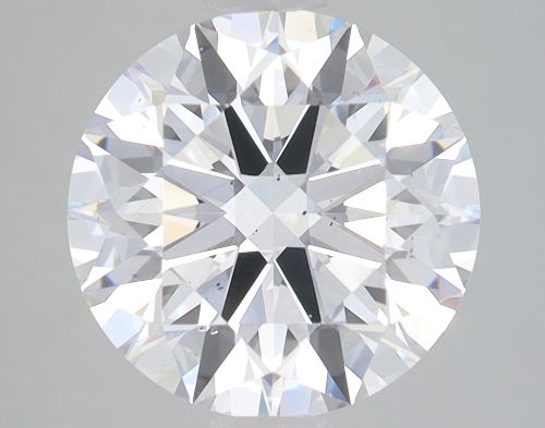 3.09ct E SI1 Rare Carat Ideal Cut Round Lab Grown Diamond