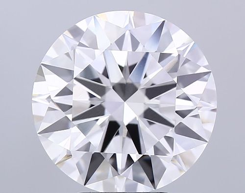 6.02ct F VVS2 Rare Carat Ideal Cut Round Lab Grown Diamond