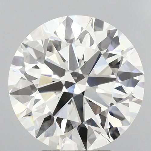 6.23ct F VVS2 Rare Carat Ideal Cut Round Lab Grown Diamond