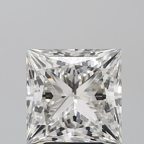 4.02ct H VS2 Rare Carat Ideal Cut Princess Lab Grown Diamond