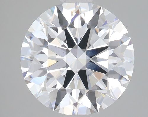 3.05ct D VS2 Rare Carat Ideal Cut Round Lab Grown Diamond