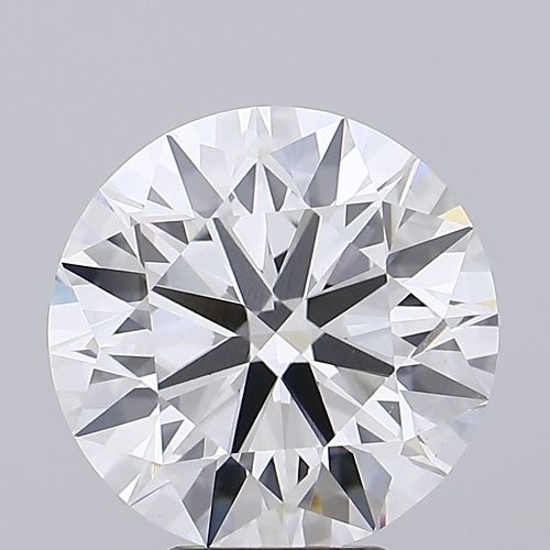 6.12ct F VVS2 Rare Carat Ideal Cut Round Lab Grown Diamond