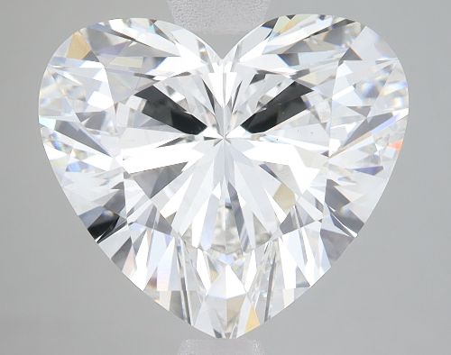 5.10ct G VS2 Rare Carat Ideal Cut Heart Lab Grown Diamond