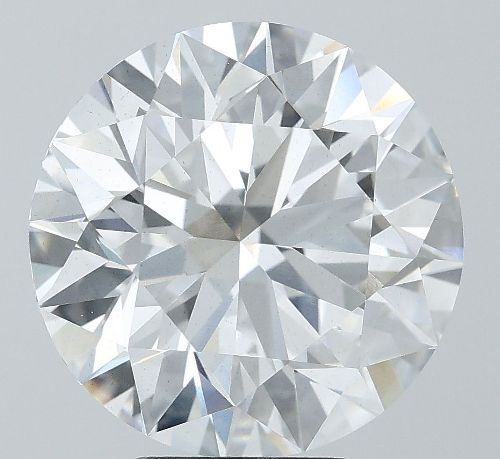 6.65ct F VS2 Rare Carat Ideal Cut Round Lab Grown Diamond