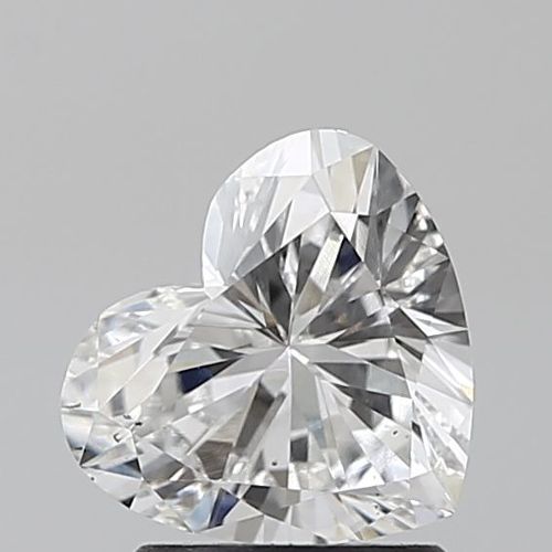 1.42ct F VS2 Good Cut Heart Lab Grown Diamond