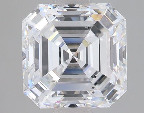 2.57ct E SI1 Excellent Cut Asscher Lab Grown Diamond