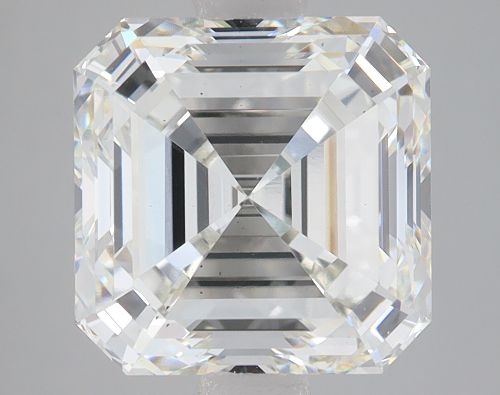 4.59ct H VS2 Very Good Cut Asscher Lab Grown Diamond