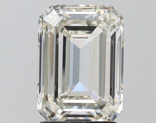 2.43ct I VVS2 Rare Carat Ideal Cut Emerald Lab Grown Diamond