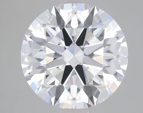 3.08ct D VS2 Rare Carat Ideal Cut Round Lab Grown Diamond