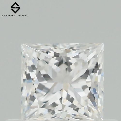 0.45ct D VS1 Very Good Cut Princess Lab Grown Diamond