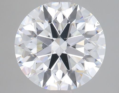 3.09ct D VS2 Rare Carat Ideal Cut Round Lab Grown Diamond