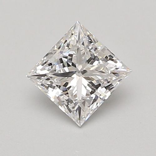 0.78ct D VS2 Very Good Cut Princess Lab Grown Diamond