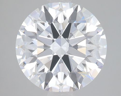 3.10ct D VS2 Rare Carat Ideal Cut Round Lab Grown Diamond