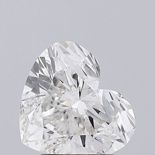 2.12ct F SI1 Rare Carat Ideal Cut Heart Lab Grown Diamond