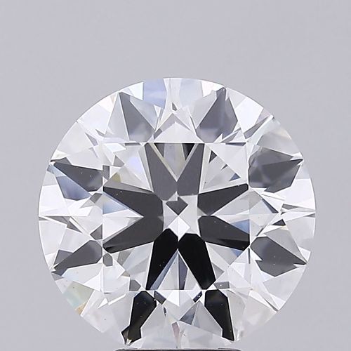 7.05ct E VVS2 Rare Carat Ideal Cut Round Lab Grown Diamond