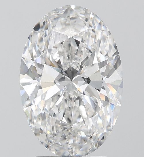 3.39ct F SI1 Excellent Cut Oval Lab Grown Diamond