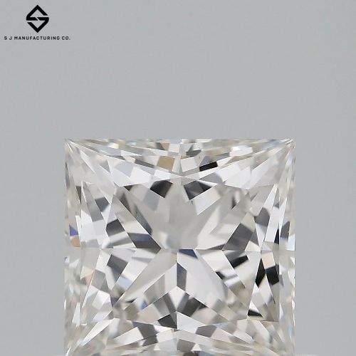 0.65ct F VS1 Very Good Cut Princess Lab Grown Diamond