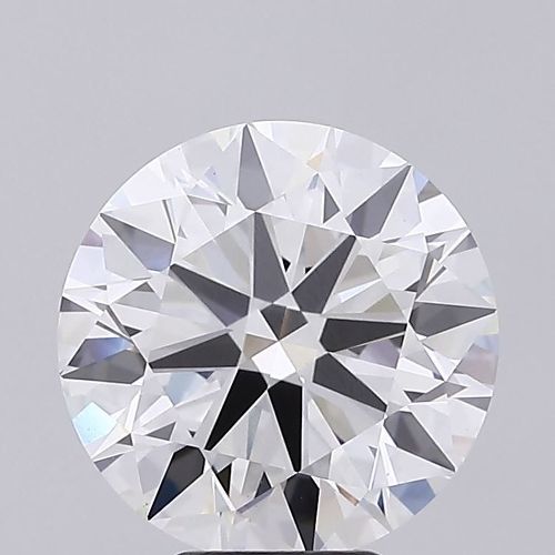 6.06ct F VVS2 Rare Carat Ideal Cut Round Lab Grown Diamond