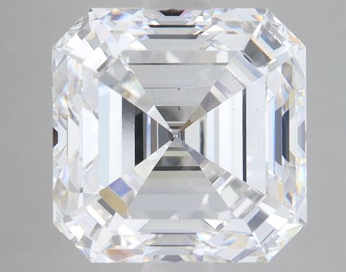 6.07ct F VS1 Excellent Cut Asscher Lab Grown Diamond