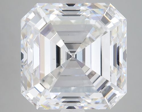 9.05ct F VS2 Excellent Cut Asscher Lab Grown Diamond