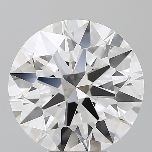 5.54ct F VVS2 Ideal Cut Round Lab Grown Diamond