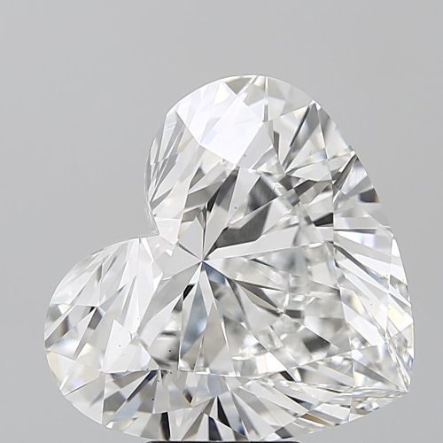 7.02ct F VS1 Excellent Cut Heart Lab Grown Diamond