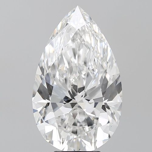 7.03ct F VS1 Excellent Cut Pear Lab Grown Diamond