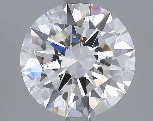 3.04ct E SI1 Excellent Cut Round Lab Grown Diamond