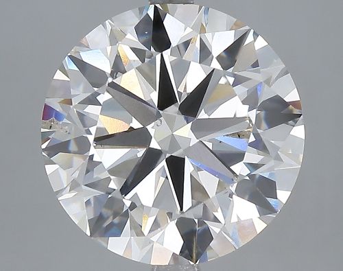 5.01ct F SI1 Very Good Cut Round Lab Grown Diamond