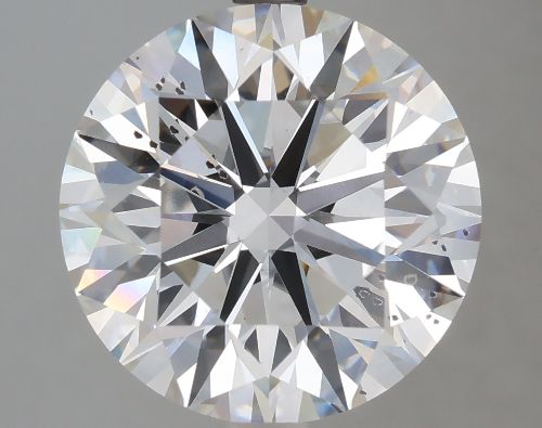 5.04ct F SI1 Excellent Cut Round Lab Grown Diamond