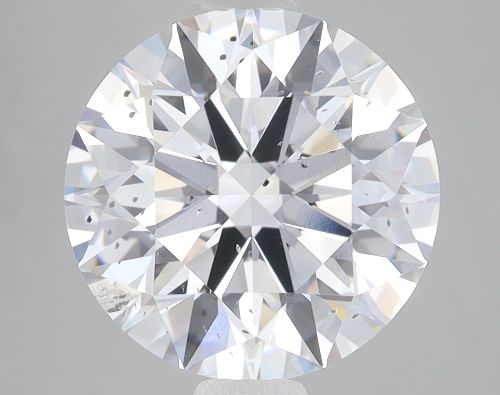 3.45ct E SI2 Rare Carat Ideal Cut Round Lab Grown Diamond