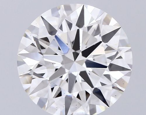 5.05ct H VS2 Rare Carat Ideal Cut Round Lab Grown Diamond