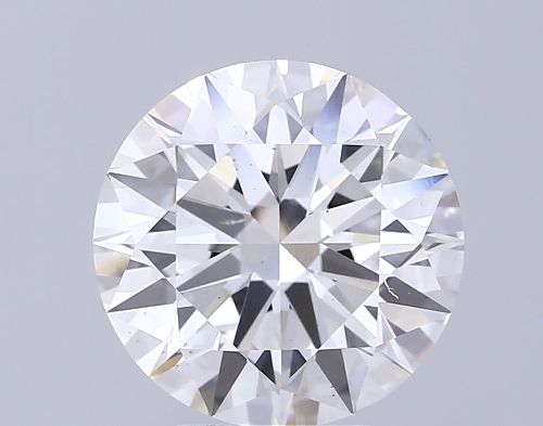 5.01ct H VS2 Rare Carat Ideal Cut Round Lab Grown Diamond