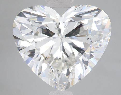 5.11ct G VS2 Rare Carat Ideal Cut Heart Lab Grown Diamond