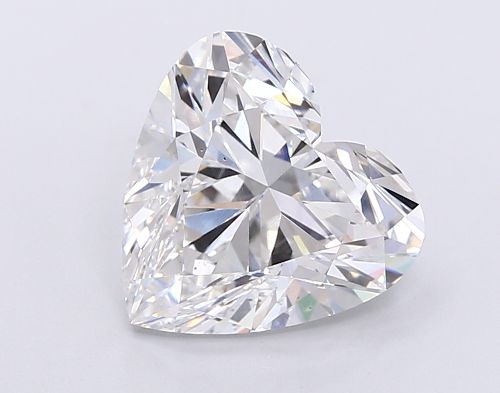 5.50ct F VS1 Rare Carat Ideal Cut Heart Lab Grown Diamond