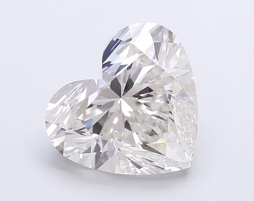 6.52ct H VS1 Rare Carat Ideal Cut Heart Lab Grown Diamond