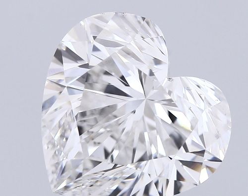 7.03ct E VS2 Rare Carat Ideal Cut Heart Lab Grown Diamond