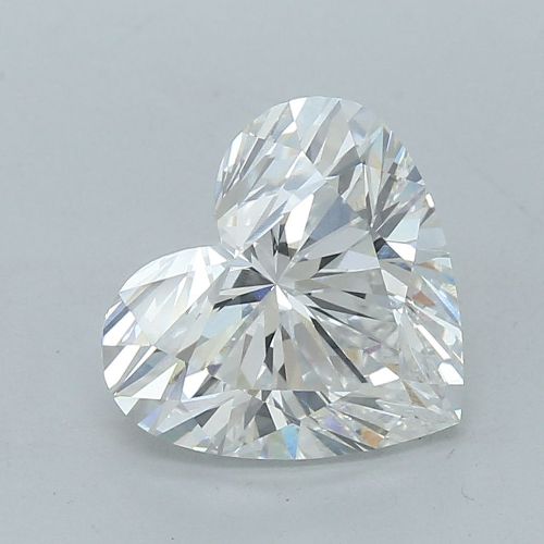 5.21ct E VVS2 Rare Carat Ideal Cut Heart Lab Grown Diamond