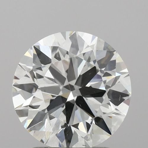 2.01ct E SI2 Rare Carat Ideal Cut Round Lab Grown Diamond