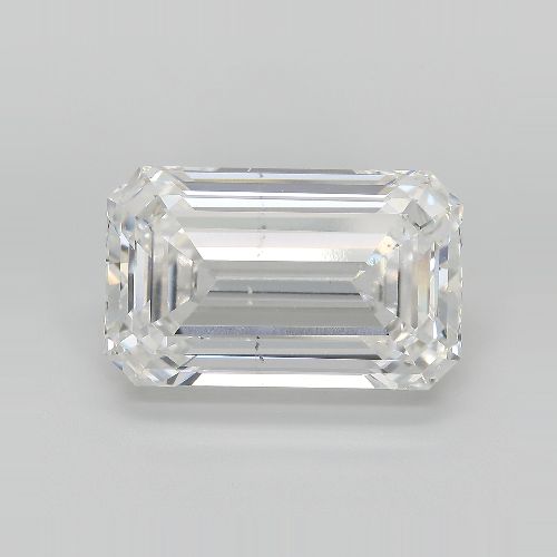 14.12ct E SI1 Rare Carat Ideal Cut Emerald Lab Grown Diamond