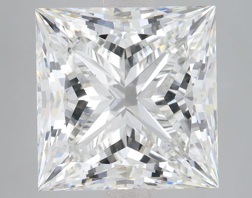 9.07ct F VS2 Rare Carat Ideal Cut Princess Lab Grown Diamond