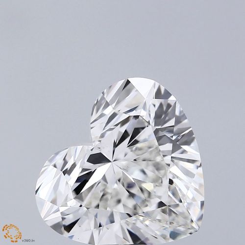 5.02ct G VS1 Rare Carat Ideal Cut Heart Lab Grown Diamond