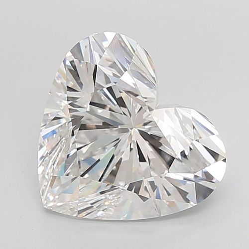 8.21ct F VS1 Rare Carat Ideal Cut Heart Lab Grown Diamond