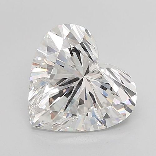 5.09ct F VS1 Very Good Cut Heart Lab Grown Diamond