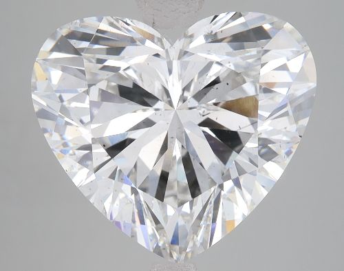 8.27ct F SI1 Rare Carat Ideal Cut Heart Lab Grown Diamond