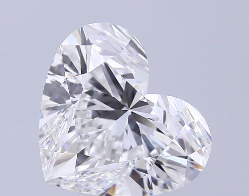 5.54ct E VS1 Rare Carat Ideal Cut Heart Lab Grown Diamond