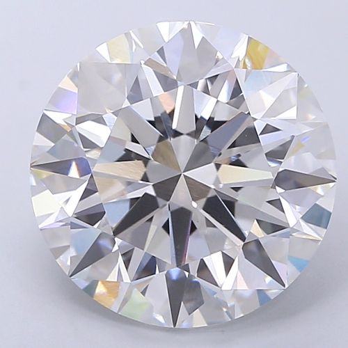 6.26ct D VVS2 Rare Carat Ideal Cut Round Lab Grown Diamond