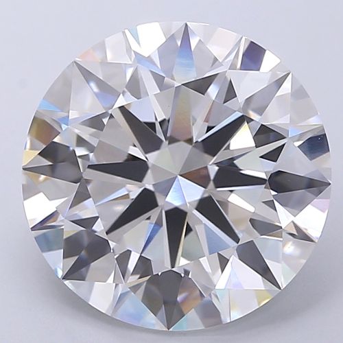 6.55ct D VVS2 Rare Carat Ideal Cut Round Lab Grown Diamond