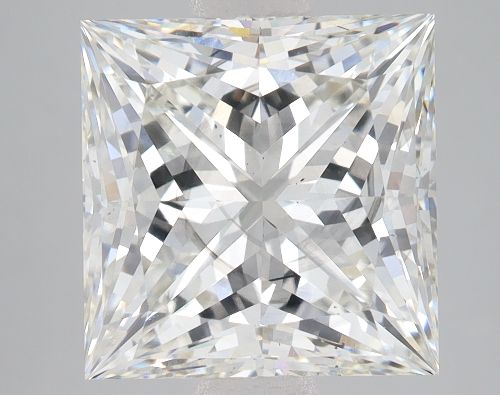 6.09ct H VS2 Rare Carat Ideal Cut Princess Lab Grown Diamond