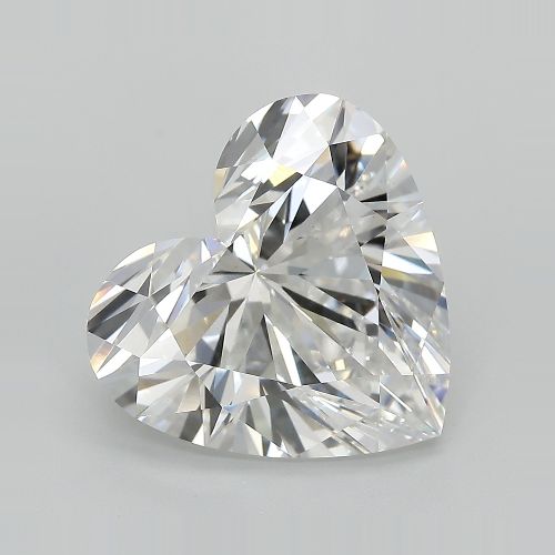 7.22ct F VS1 Rare Carat Ideal Cut Heart Lab Grown Diamond